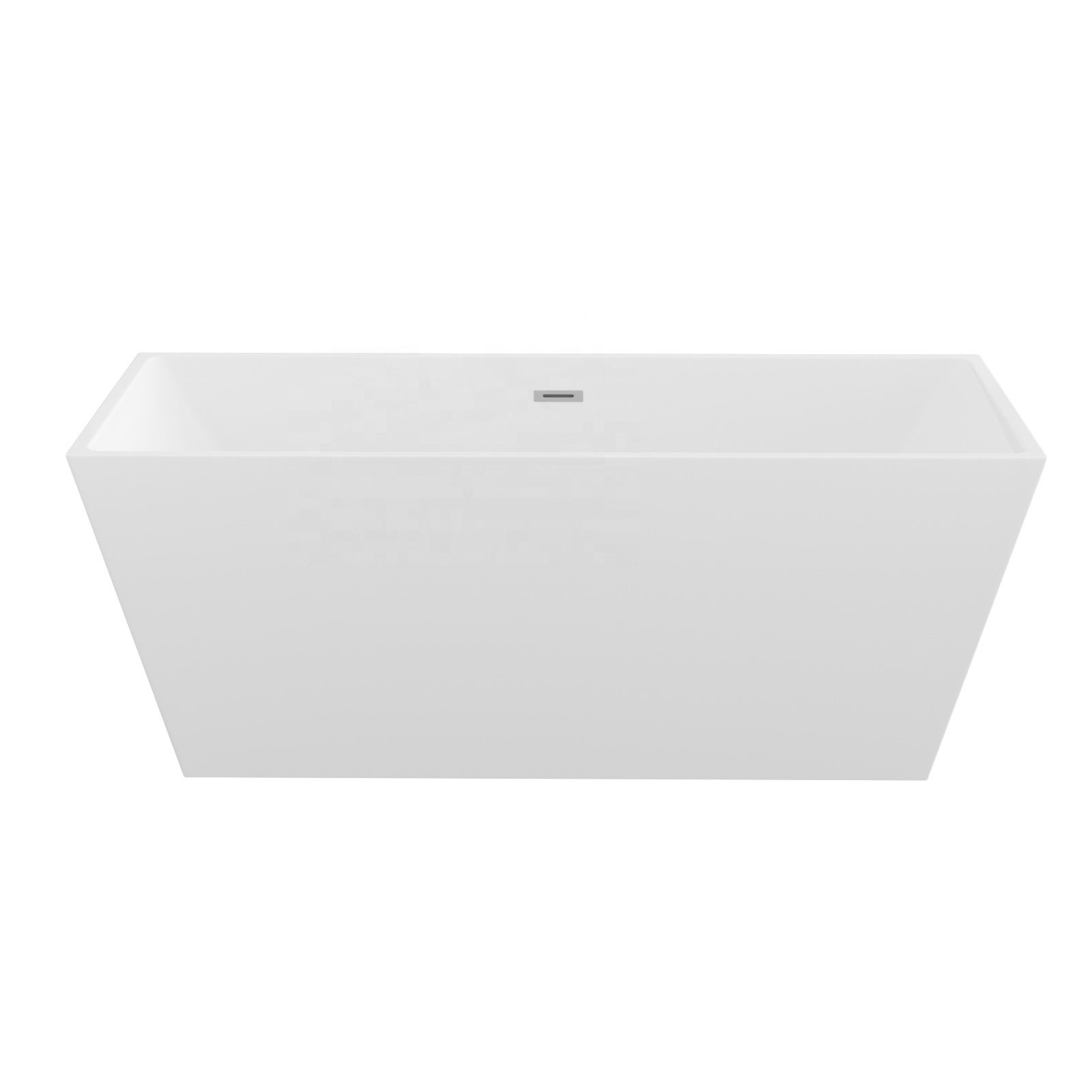 Rectangle Acrylic Freestanding Soaking Bathtub – Modern Design, 1.7m