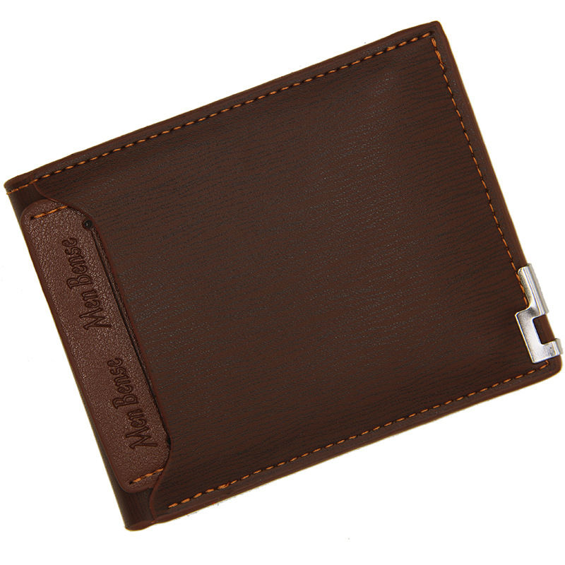 Thumbnail: Men’s  Leather Multi-Function Wallet–Short Fashion Design with Card & Coin Slote