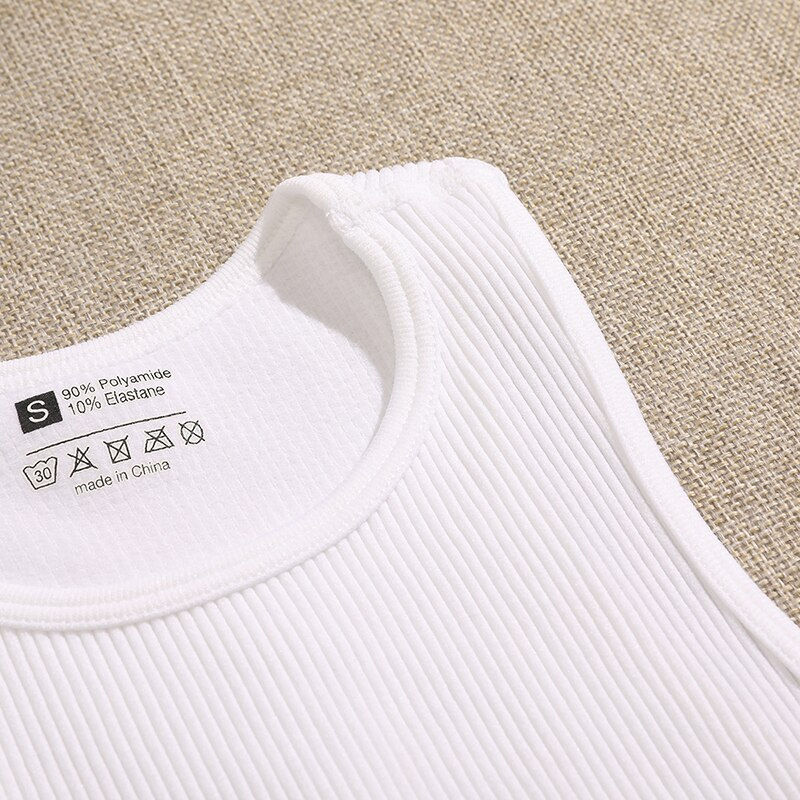 Thumbnail: Seamless Rib Knit Crop Top for Women with Yoga Fit and Streetwear Style