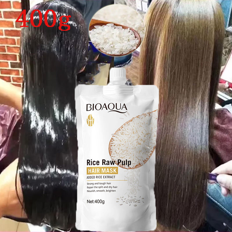 Thumbnail: Keratin Hair Mask 5 Seconds Repair Damaged Frizzy Hair Soft Smooth Nourishing