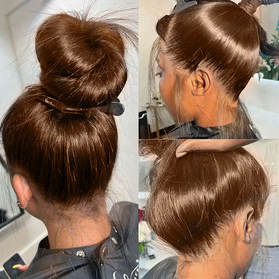 Thumbnail: Invisible Strap 360 HD Lace Wig Straight Chocolate Brown – 30 Inch