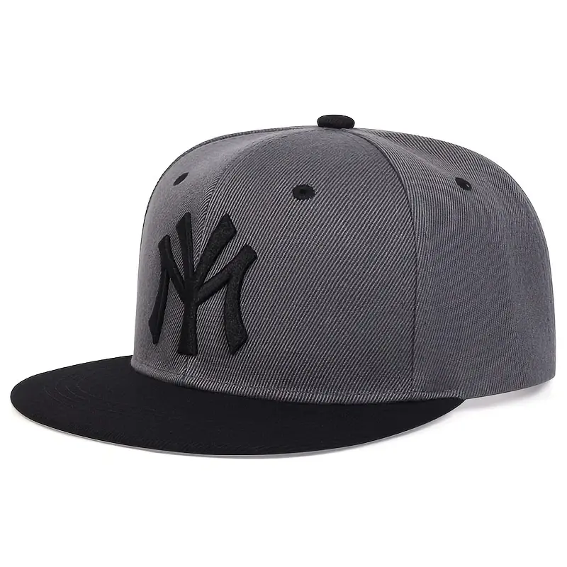 Thumbnail: Letter Embroidered Hip‑Hop Baseball Cap for Men