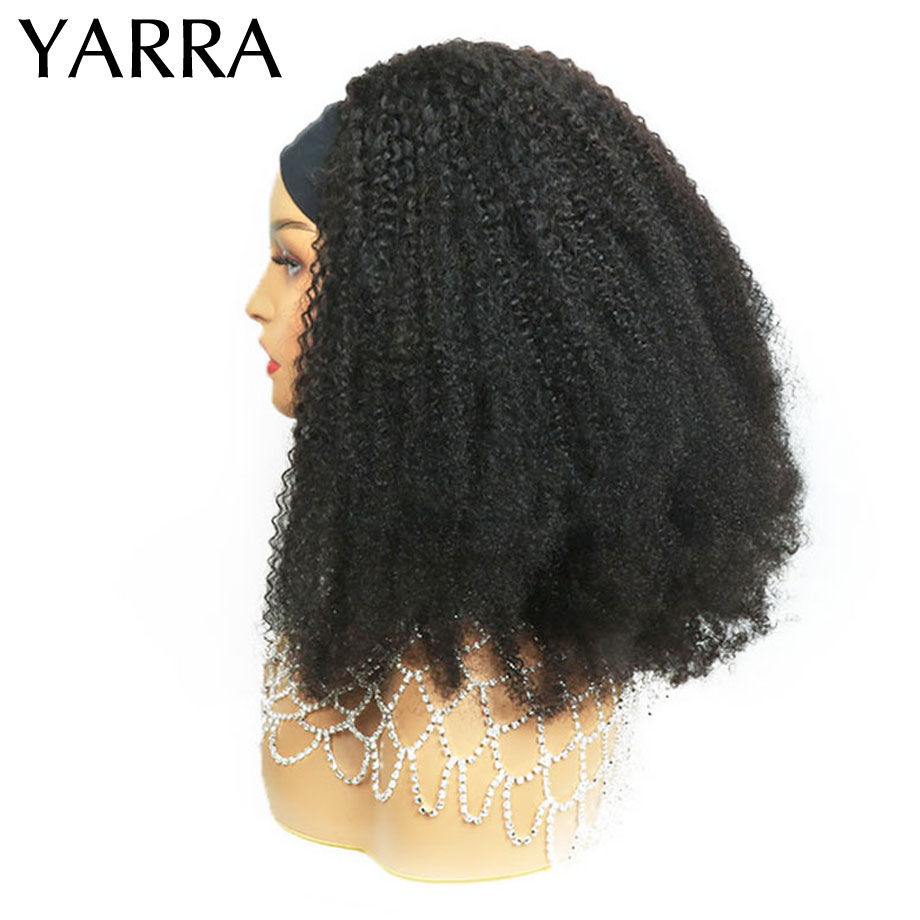 Thumbnail: Headband Wig Afro Kinky Curly – 200% Density Brazilian Remy Hair