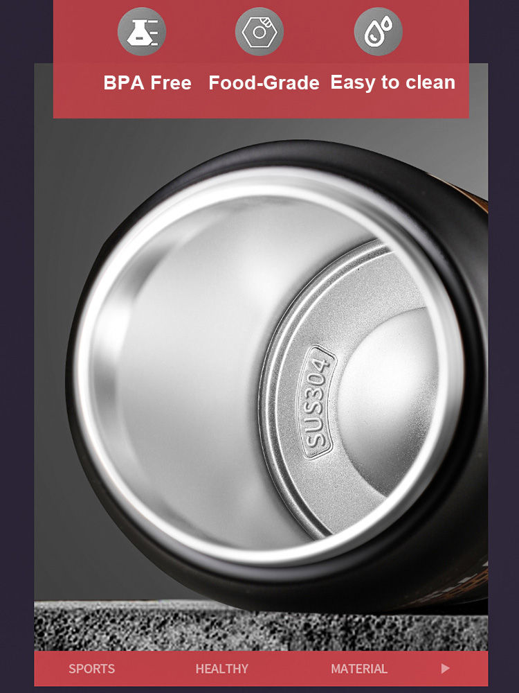 Thumbnail: Outdoor 470ml/950ml Stainless Steel Thermos Bottle – Large Capacity Vacuum Mug