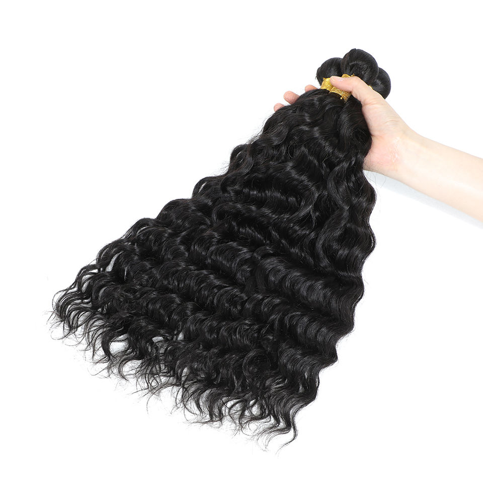 Thumbnail: Arietis Natural Wave Brazilian Virgin Hair Bundles – 12A Grade