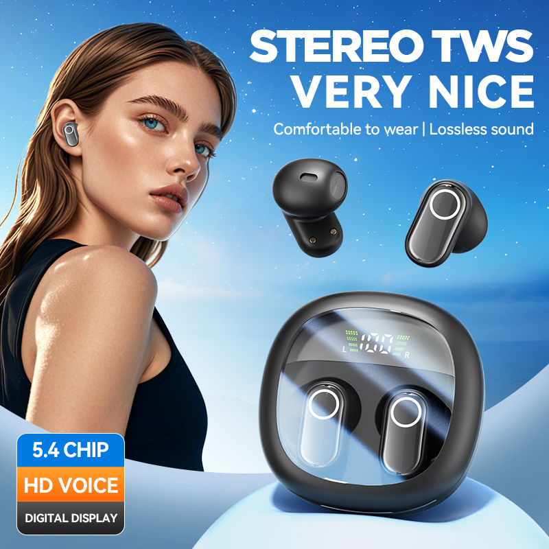 Thumbnail: TWS Wireless Earphones Bluetooth 5.3 HD Headphones Touch Control