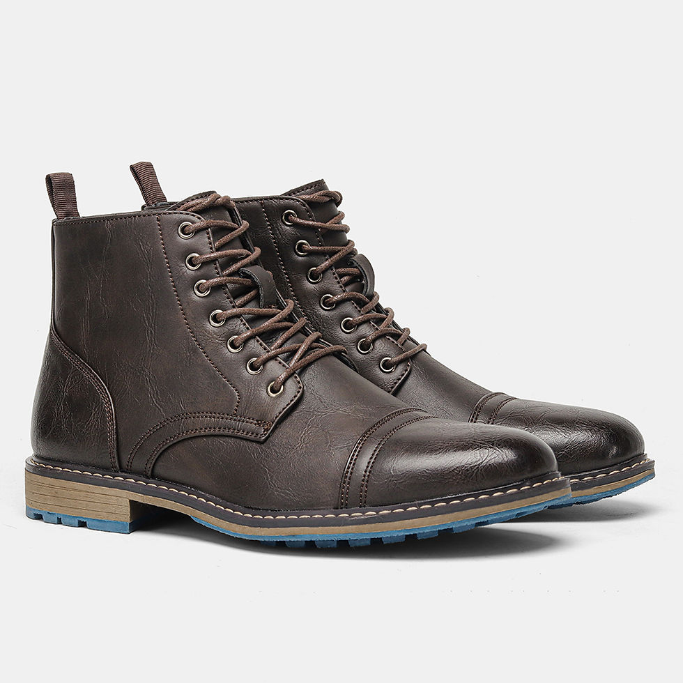 Thumbnail: Mens Chelsea Ankle Boots Fashion Comfortable Leather Footwear