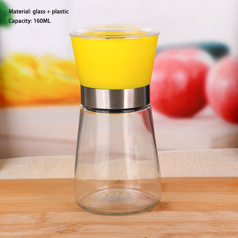 Thumbnail: Salt and Pepper Grain Mill Shakers Stainless Steel Food Grinder Pulverizer Spice