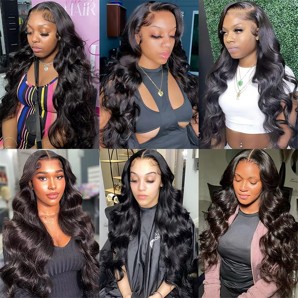 Thumbnail: 26-Inch Body Wave Wig – 13x6 Transparent HD Lace Frontal Brazilian Hair