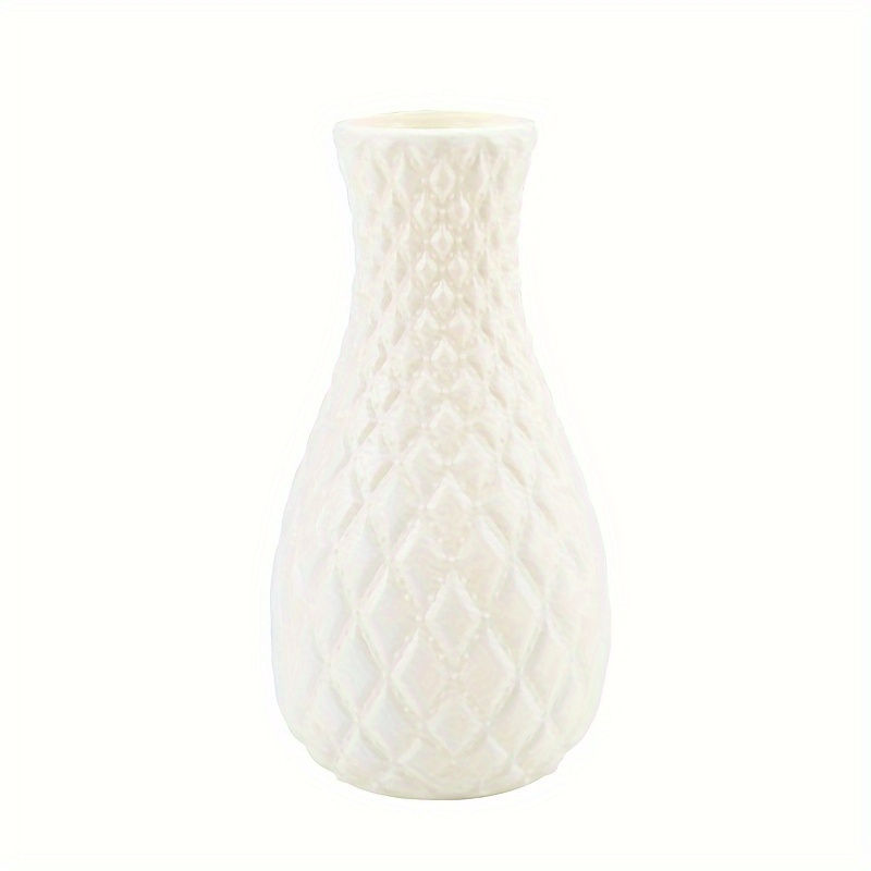 Thumbnail: Imitation Ceramic Plastic Vase – Decorative Modern Vase for Creative Flowers