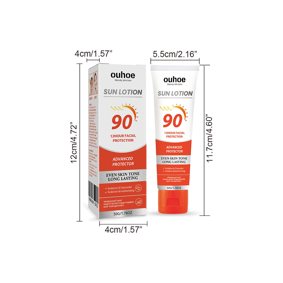 Thumbnail: Ouhoe Sunscreen Cream SPF – Moisturizing Non-Greasy Sunblock for Outdoors
