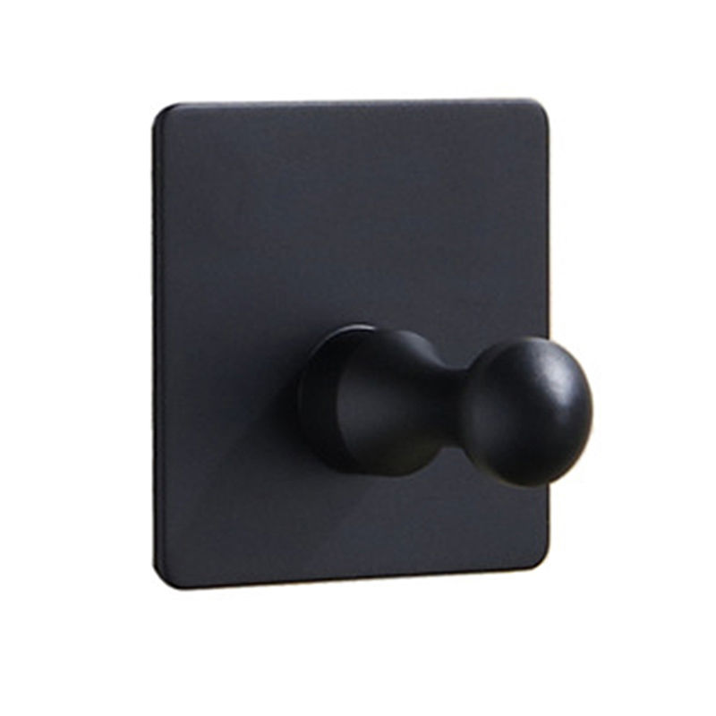 Thumbnail: Stainless Steel Robe Hook – Self-Adhesive Wall Mounted Towel & Coat Rack (<50cm)