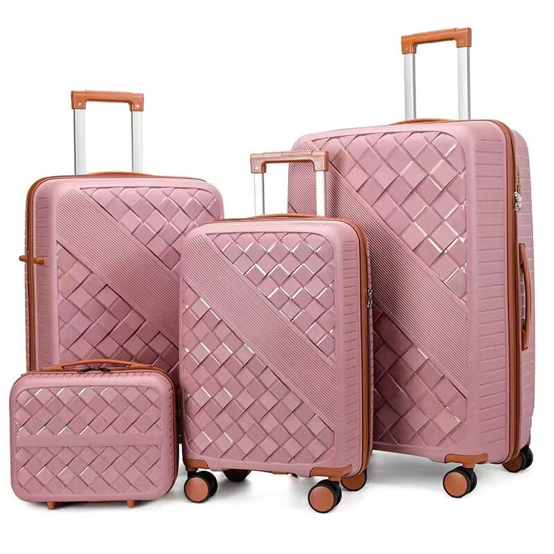 Thumbnail: 4 Piece ABS Spinner Luggage Set with TSA Lock – 28" Travel Suitcases