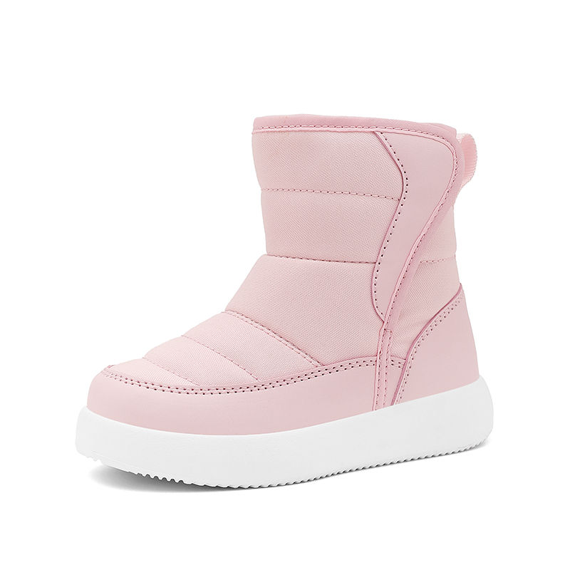 Thumbnail: Kids Waterproof Winter Snow Boots – Plush Lined High-Top with Zip Closure