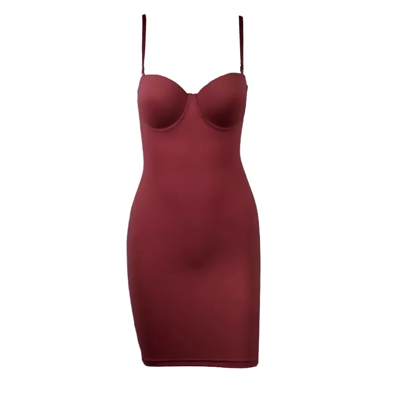 Thumbnail: Stretch Mini Dress with Underwear Cups – Sleeveless Bodycon Style