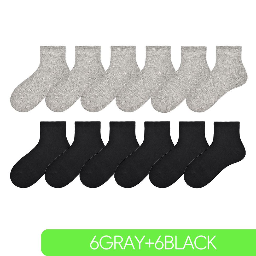 Thumbnail: Children Boys Girls Cotton Above Ankle Sport Socks – Soft Sweat Athletic Socks