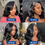 Thumbnail: 250% Density Body Wave Short Bob Wig 13x4 Lace Front Brazilian Human Hair