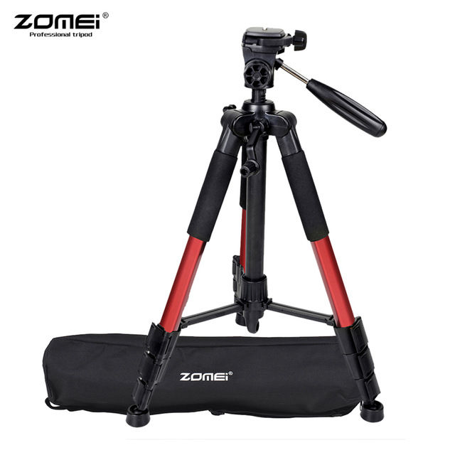 Thumbnail: Professional Portable Aluminum Travel Tripod – 57" for Cameras & Smartphones