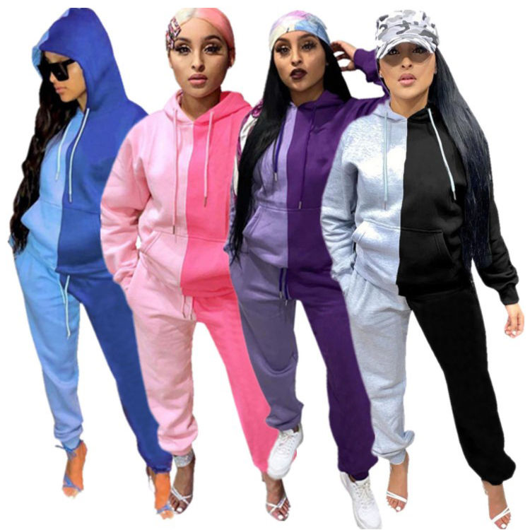 Women’s Hoodie & Sweatpants Two‑Piece Jogging Tracksuit