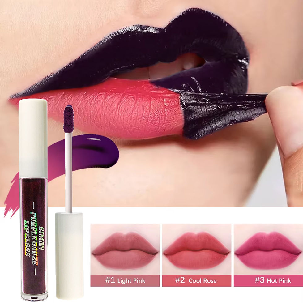 Thumbnail: Peel-Off Lip Gloss – Blue-Purple, Matte, Waterproof, Long-Lasting, Moisturizing