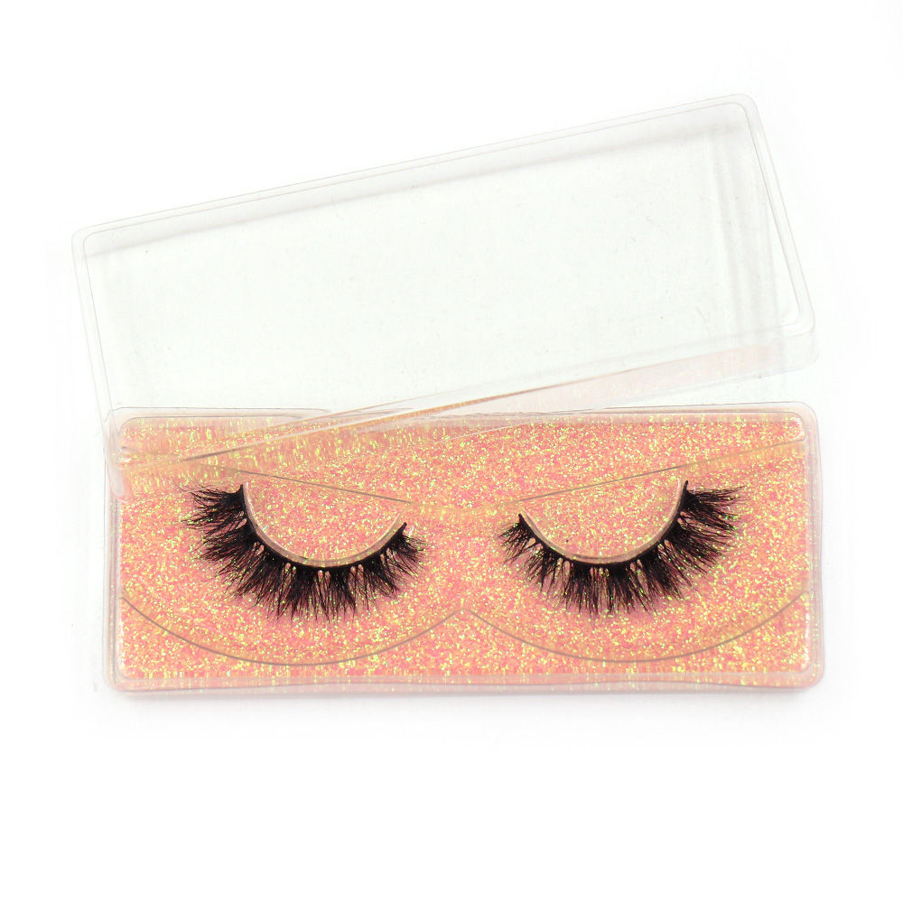 Short Natural Mink Fluffy Wispy Eyelashes 12mm-15mm