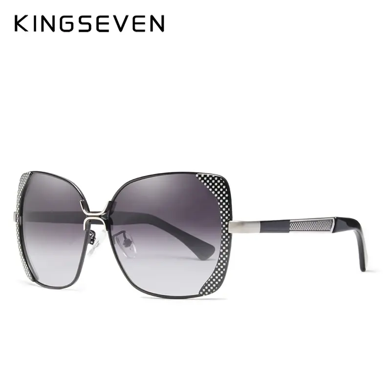 Thumbnail: KINGSEVEN Polarized Butterfly Sunglasses – Gradient UV400 Eyewear for Women