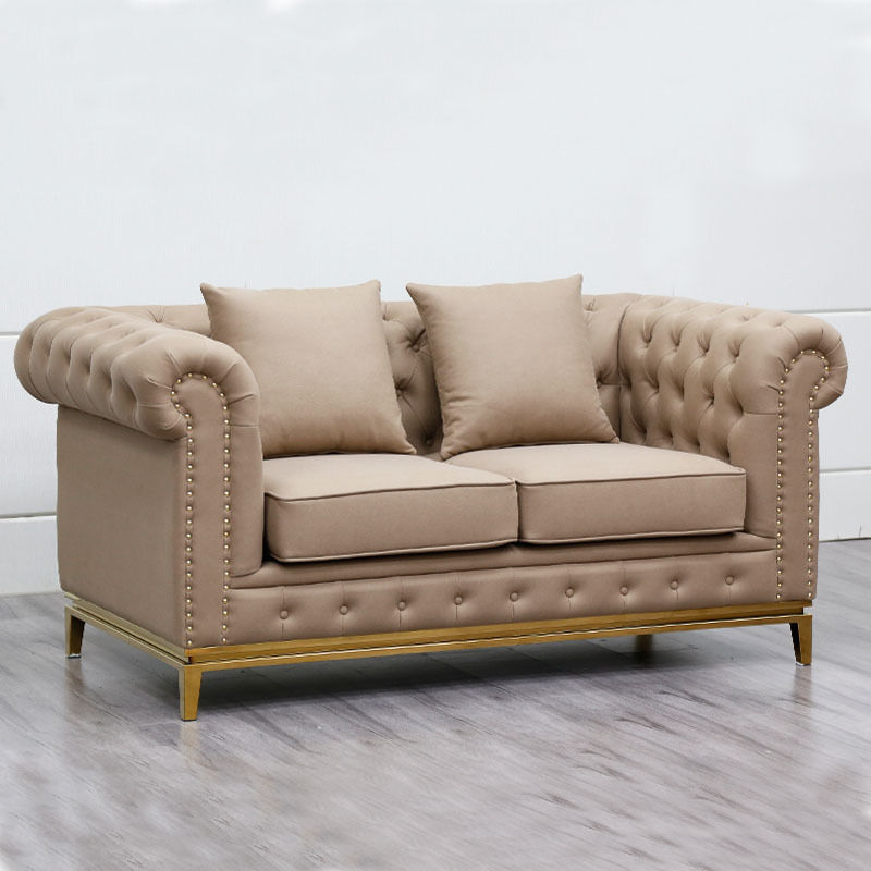 Thumbnail: Classic Luxury Velvet 3-Seater Chesterfield Sectional Sofa