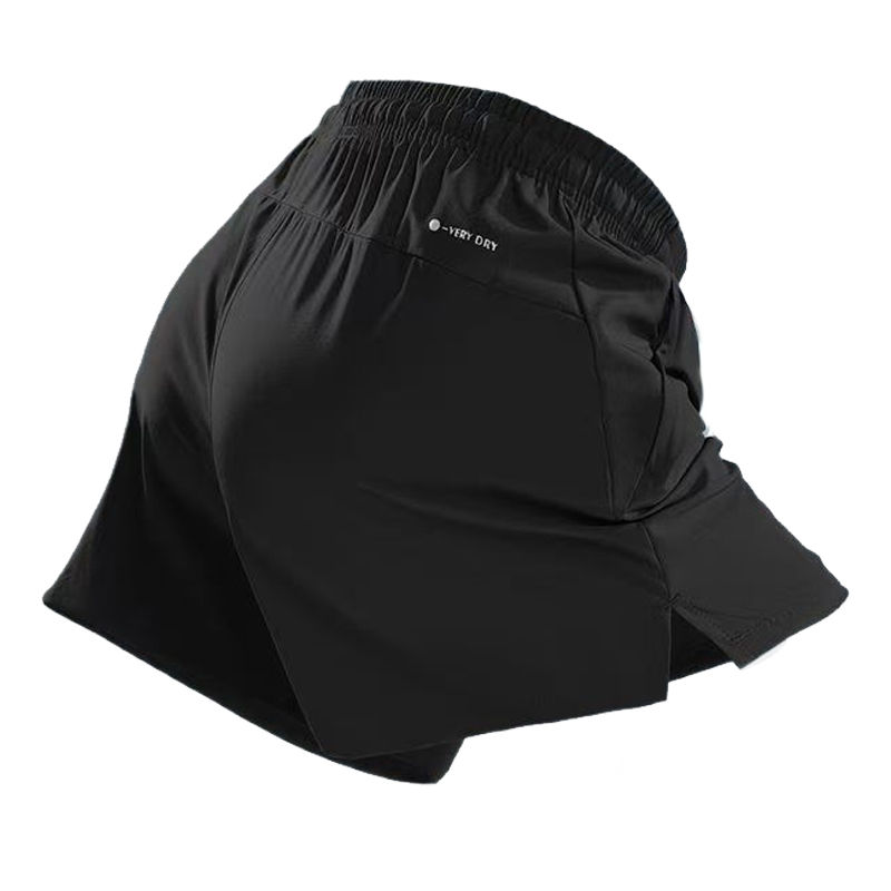 Thumbnail: Men’s Summer Lightweight Fitness Casual Shorts with Pockets Solid Color