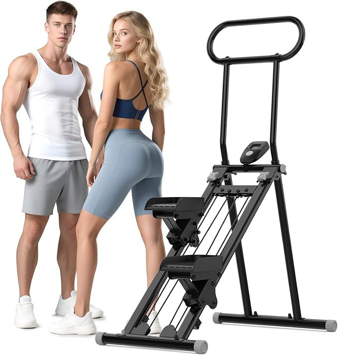 Compact Foldable Stair Stepper Machine for Home Cardio Workout