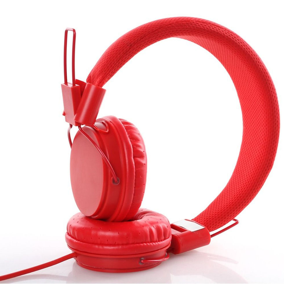 Thumbnail: Portable Wired Kids Ear Headphones with Stylish Headband