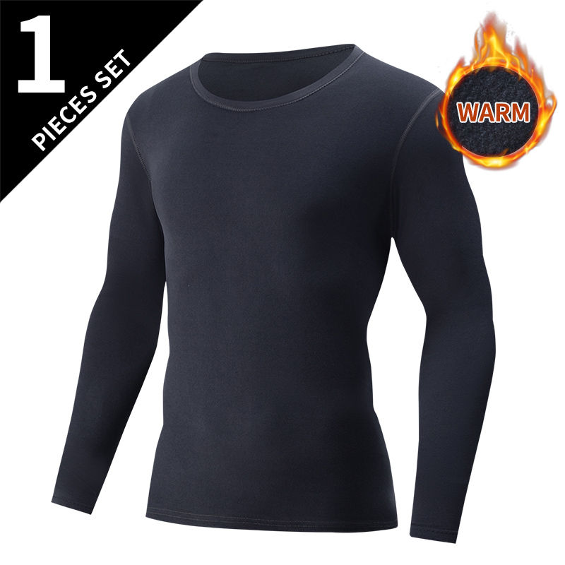 Thumbnail: Men’s Thermal Long‑Sleeve Underwear Set
