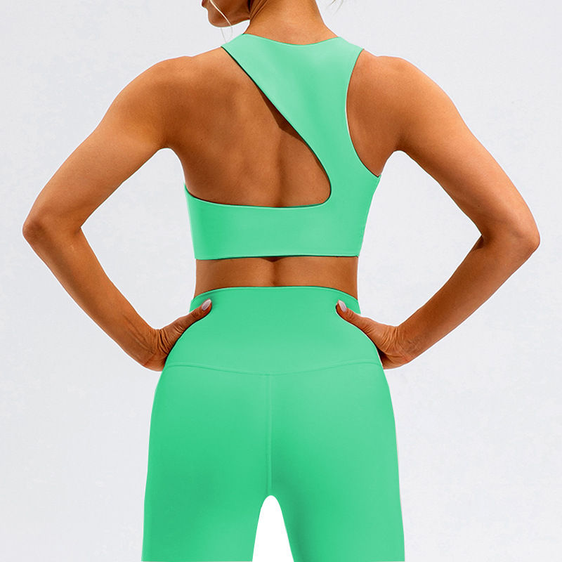 Thumbnail: Women’s 2-Piece Yoga Set – Long Sleeve Crop Top & High-Waist Leggings