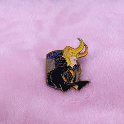 Thumbnail: Top Grade Cartoon Comic Lapel Brooch Metal Badge for Jackets & Bags