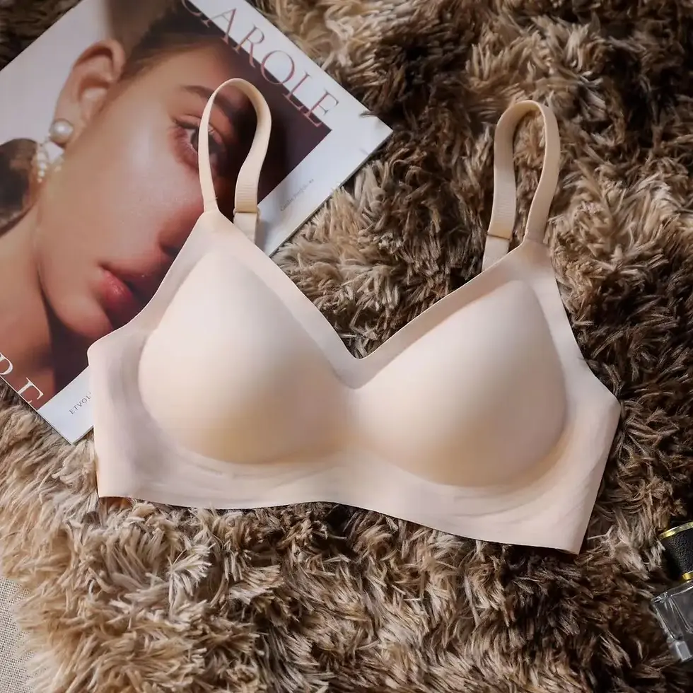 Thumbnail: Seamless Padded Bra – Wire-Free Active Comfort Everyday Lingerie