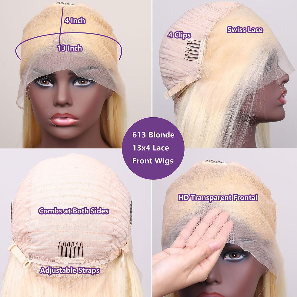 Thumbnail: Honey Blonde Bob 13x4 HD Lace Frontal Wig – Straight Brazilian Hair