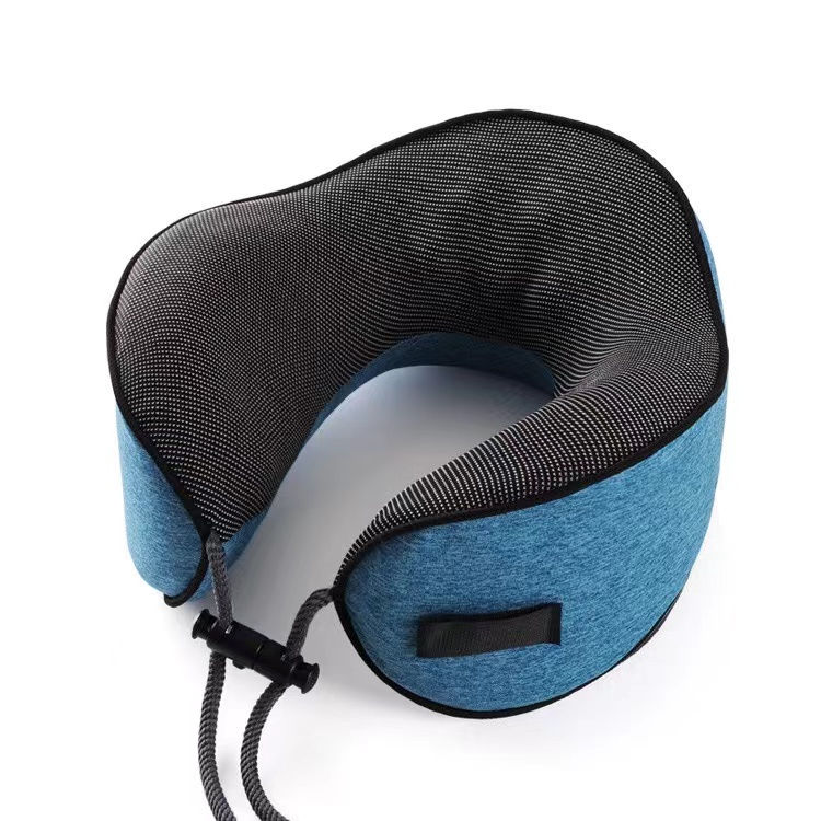 Thumbnail: SnailShape Memory Foam U-Shape Travel Neck Pillow