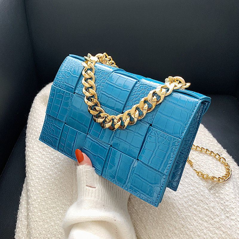 Thumbnail: Female Messenger Bag Small Square Ladies Clutch Leather Purse