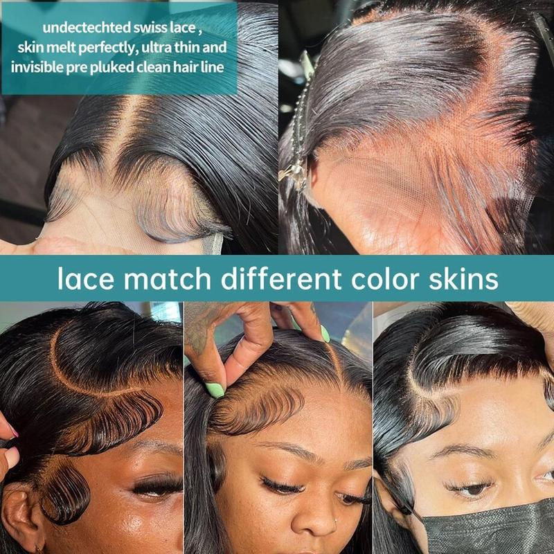 Thumbnail: Body Wave 13x6 HD Lace Wig – Pre-Plucked Glueless Brazilian Human Hair