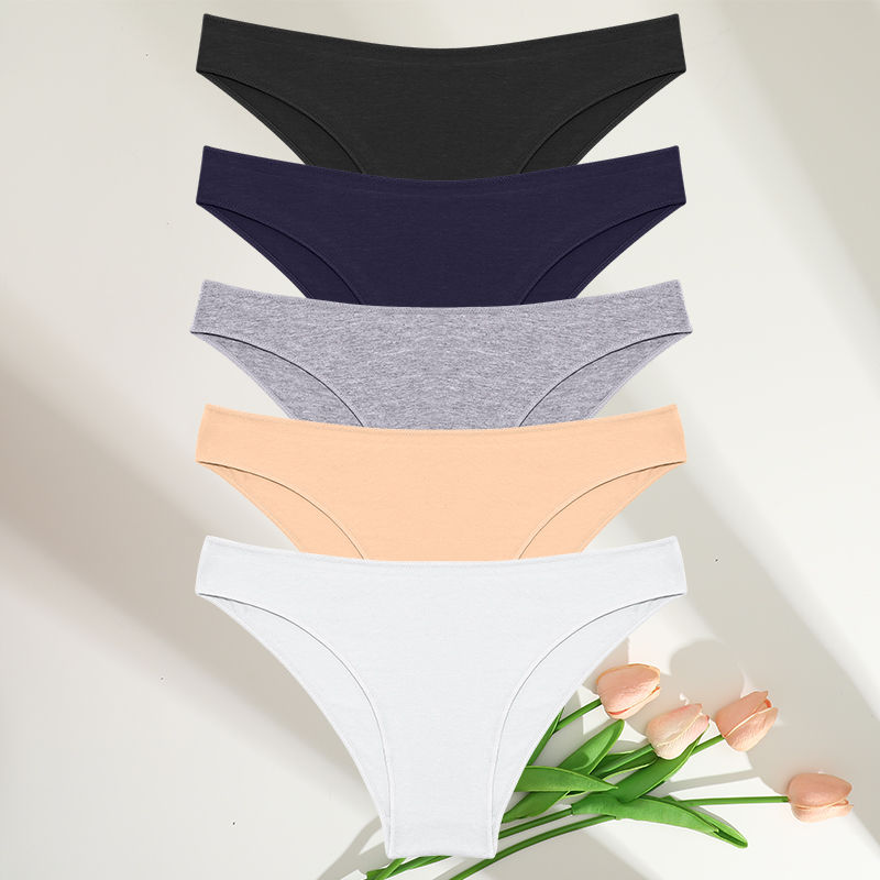 Thumbnail: 5PCS/Set M-XXL Panties Women Cotton Lingerie Woman Underwear