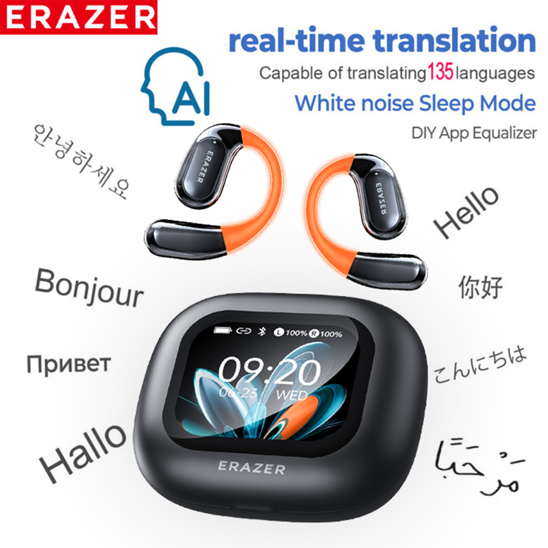 Bluetooth 5.4 Sports Earbuds with AI Translation