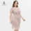 Thumbnail: Full Lace Short Sleeve Elegant Party Dress Plus Size Women