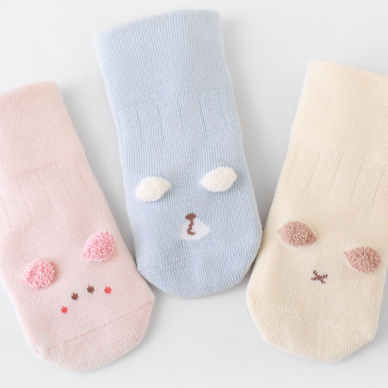 Cartoon Baby Cotton Socks – Soft Spring & Autumn Toddler Socks (0–24M)