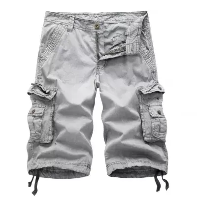 Thumbnail: Cotton Cargo Shorts Men Summer Tactical Multi-Pocket Streetwear Shorts
