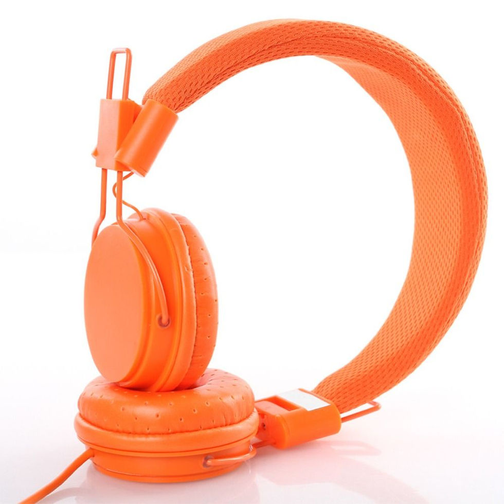 Thumbnail: Portable Wired Kids Ear Headphones with Stylish Headband