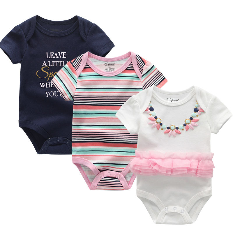 Thumbnail: Unisex Cotton Newborn Baby Clothes 3Pcs Set