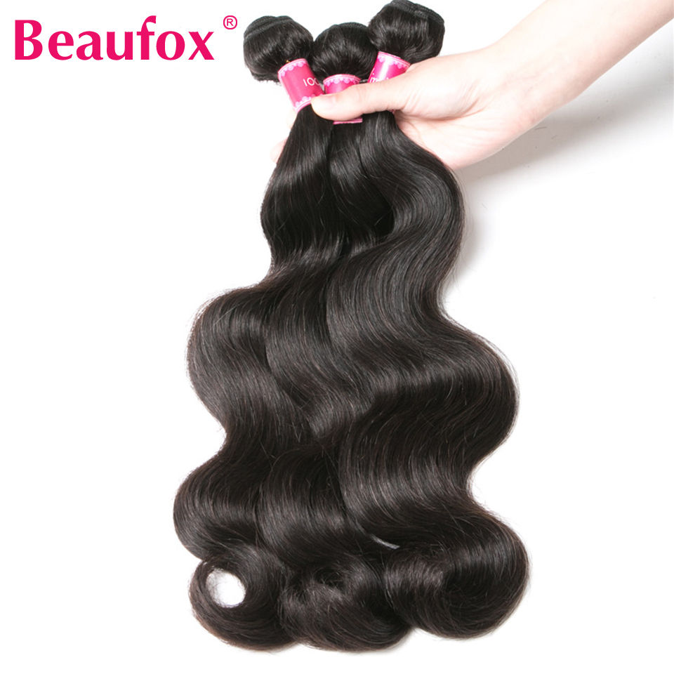 Thumbnail: Brazilian Body Wave Hair Bundles 1–4PCS Human Hair Weave
