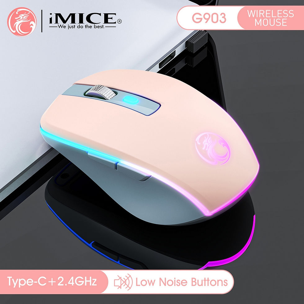 Thumbnail: Dual-Mode Wireless RGB Backlit Mouse 2.4G/Bluetooth