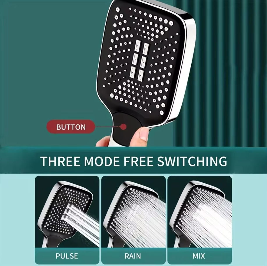 Thumbnail: 12 Inch Rainfall Shower Head and Handheld Combo High Pressure