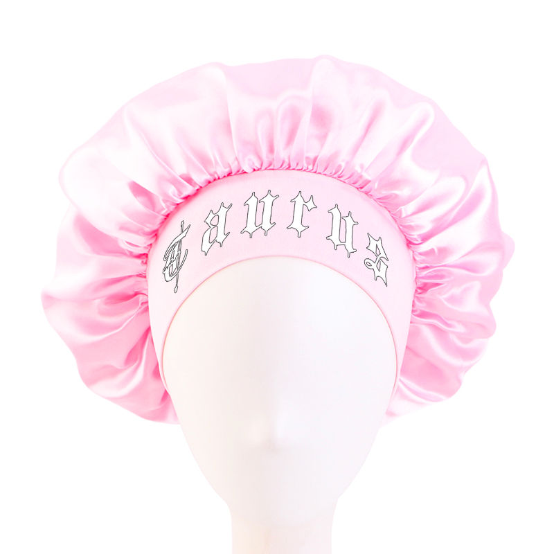 Thumbnail: Constellation Satin Sleep Bonnet – Wide Band Hair Cap for Daily Use