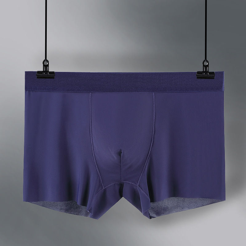 Thumbnail: 12‑Pack Men’s Seamless Ice Silk Boxer Briefs